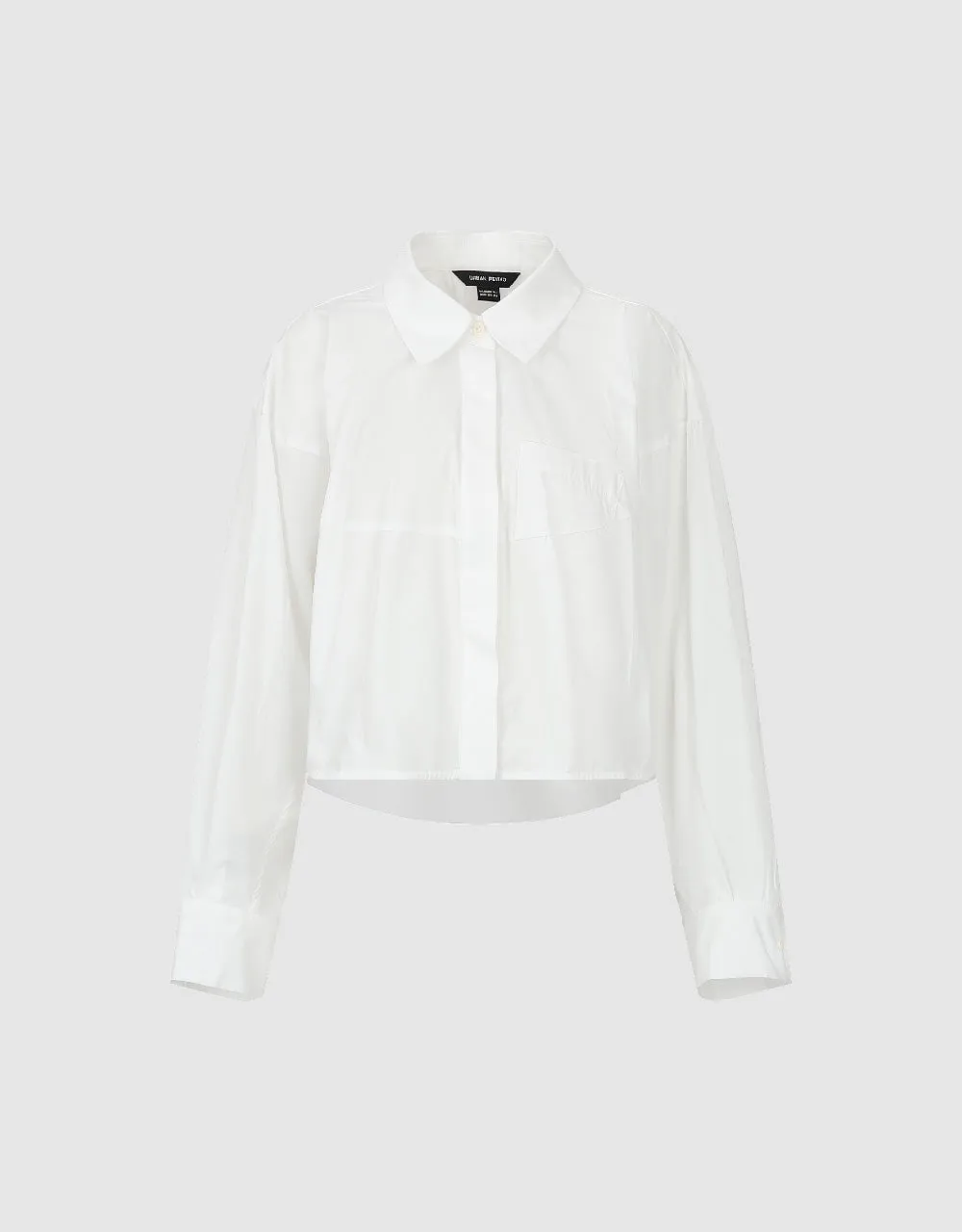 Cropped Straight Shirt sold by Urban Revivo product image thumbnail 2