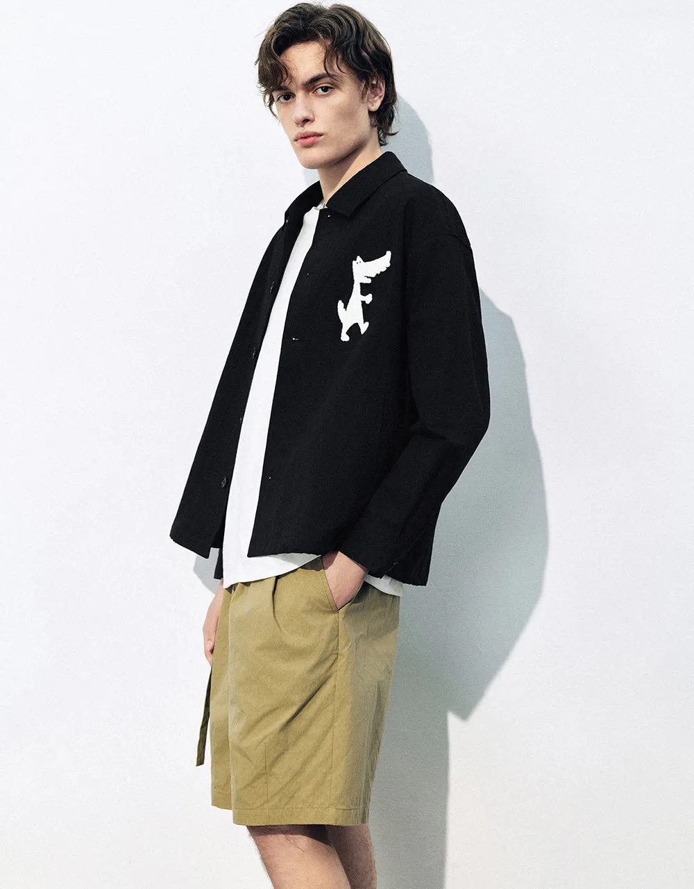 Button Up Straight Jacket sold by Urban Revivo product image thumbnail 3