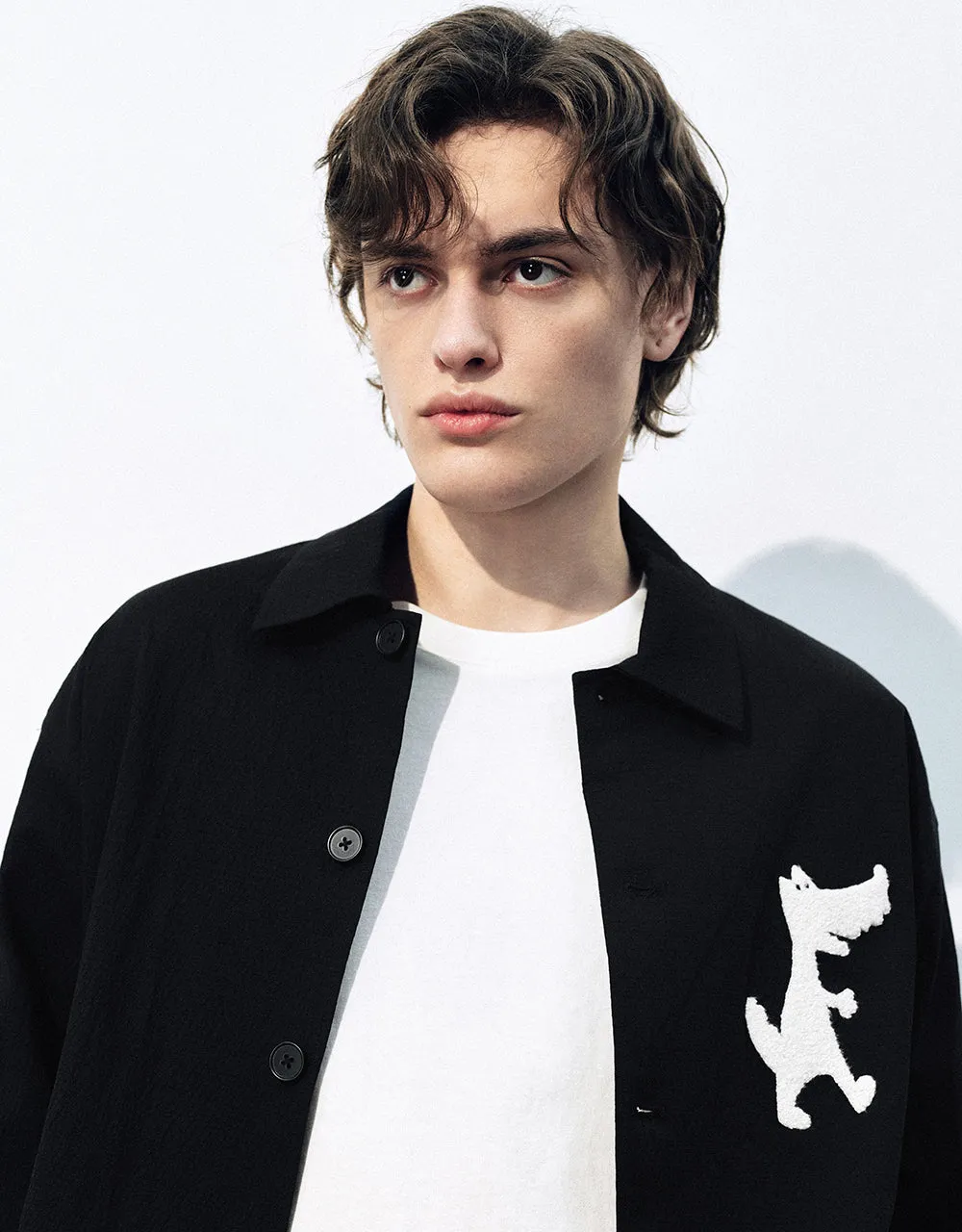 Button Up Straight Jacket sold by Urban Revivo product image thumbnail 4