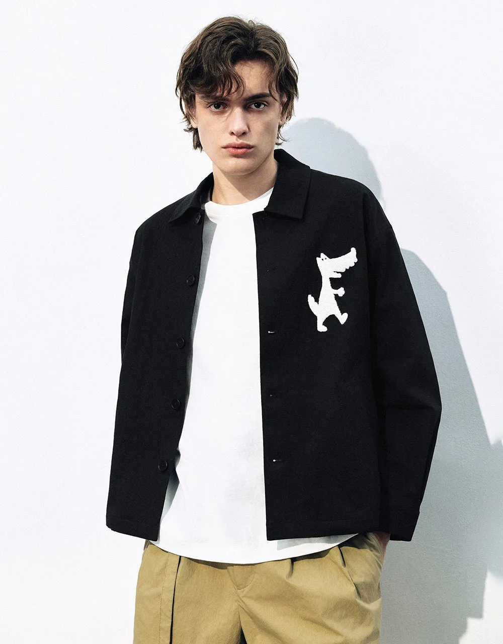 Button Up Straight Jacket sold by Urban Revivo