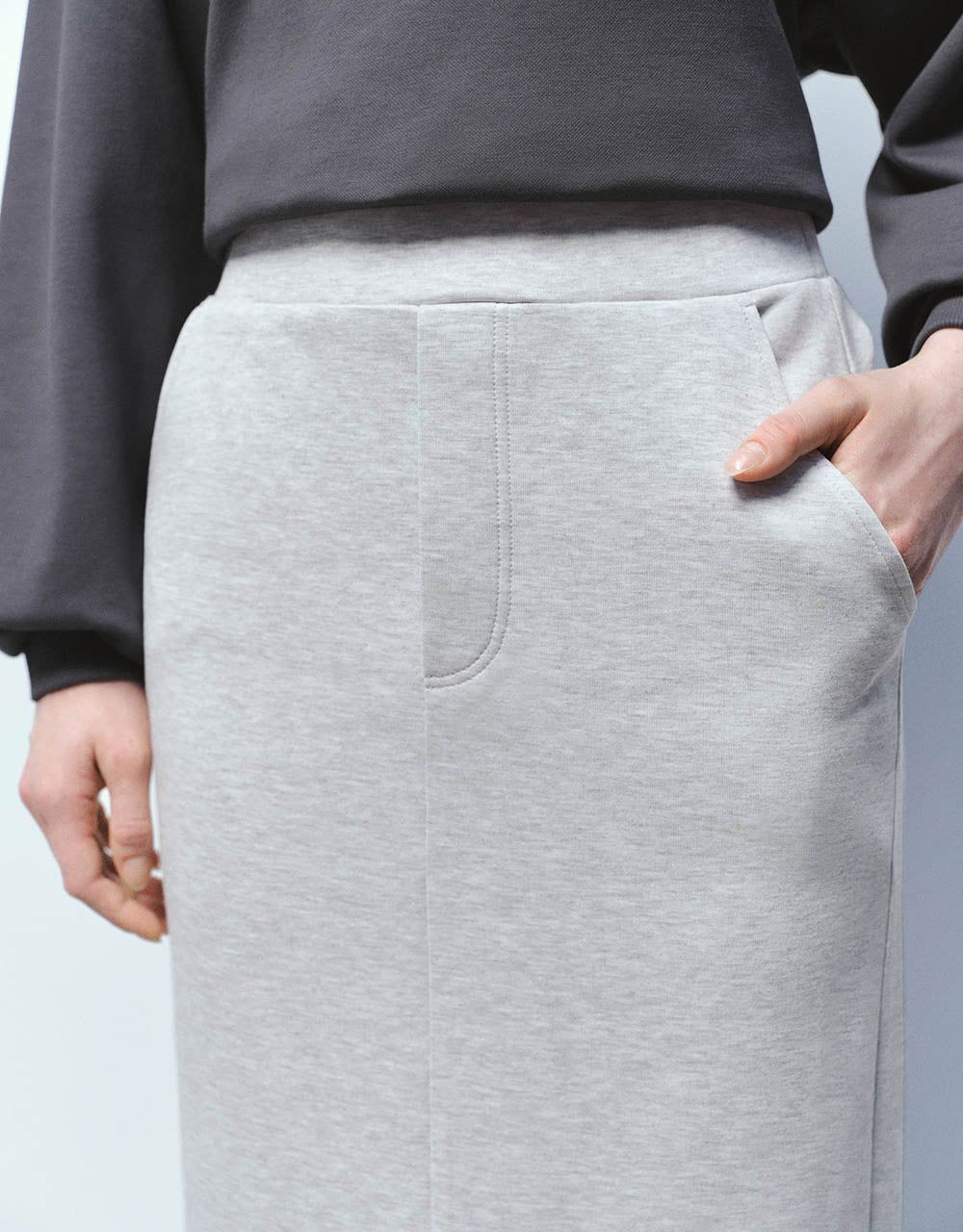 Midi Straight Skirt sold by Urban Revivo product image thumbnail 5