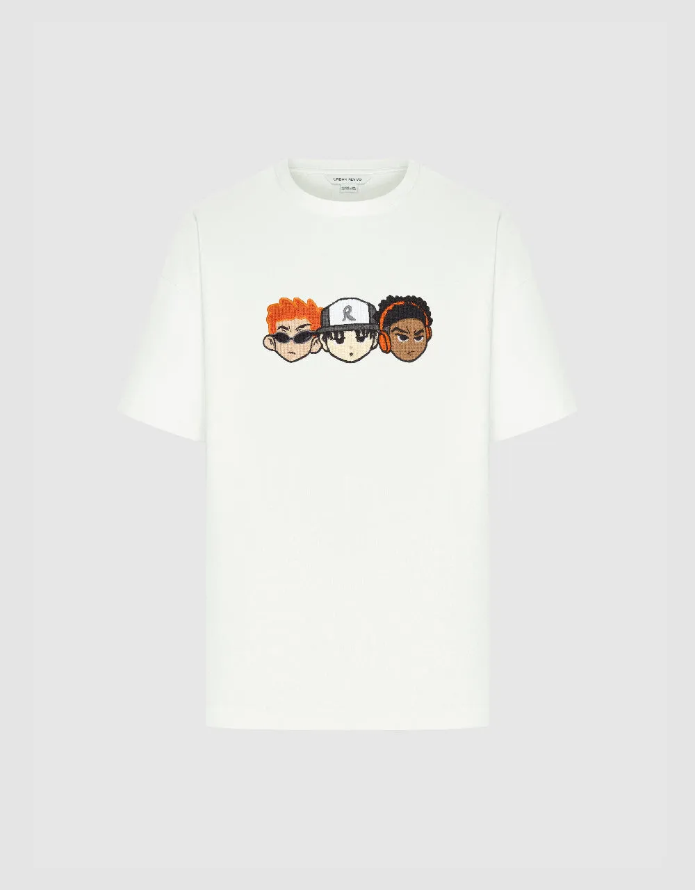 Crew Neck Loose T-Shirt sold by Urban Revivo product image thumbnail 2