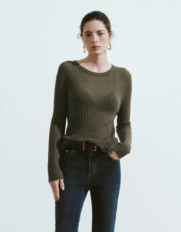 Crew Neck Knitted T-Shirt sold by Urban Revivo
