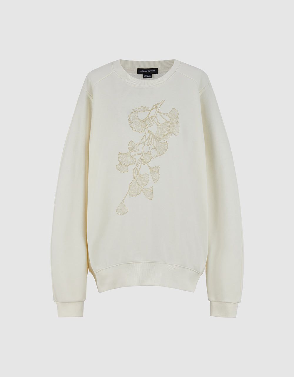 Printed Crew Neck Loose T-Shirt sold by Urban Revivo product image thumbnail 2