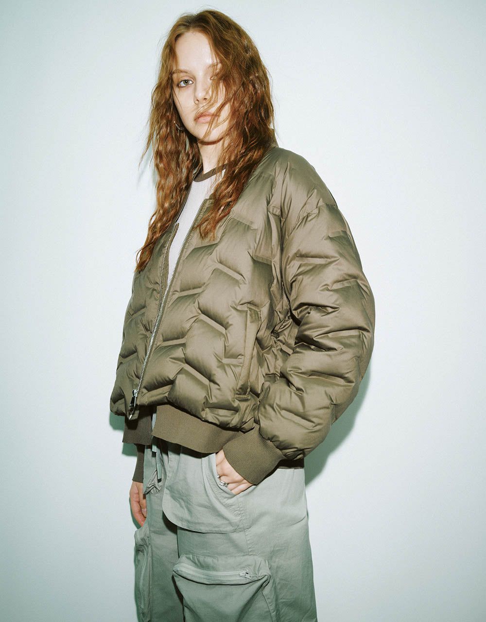 Zipper Front Down Jacket sold by Urban Revivo product image thumbnail 3