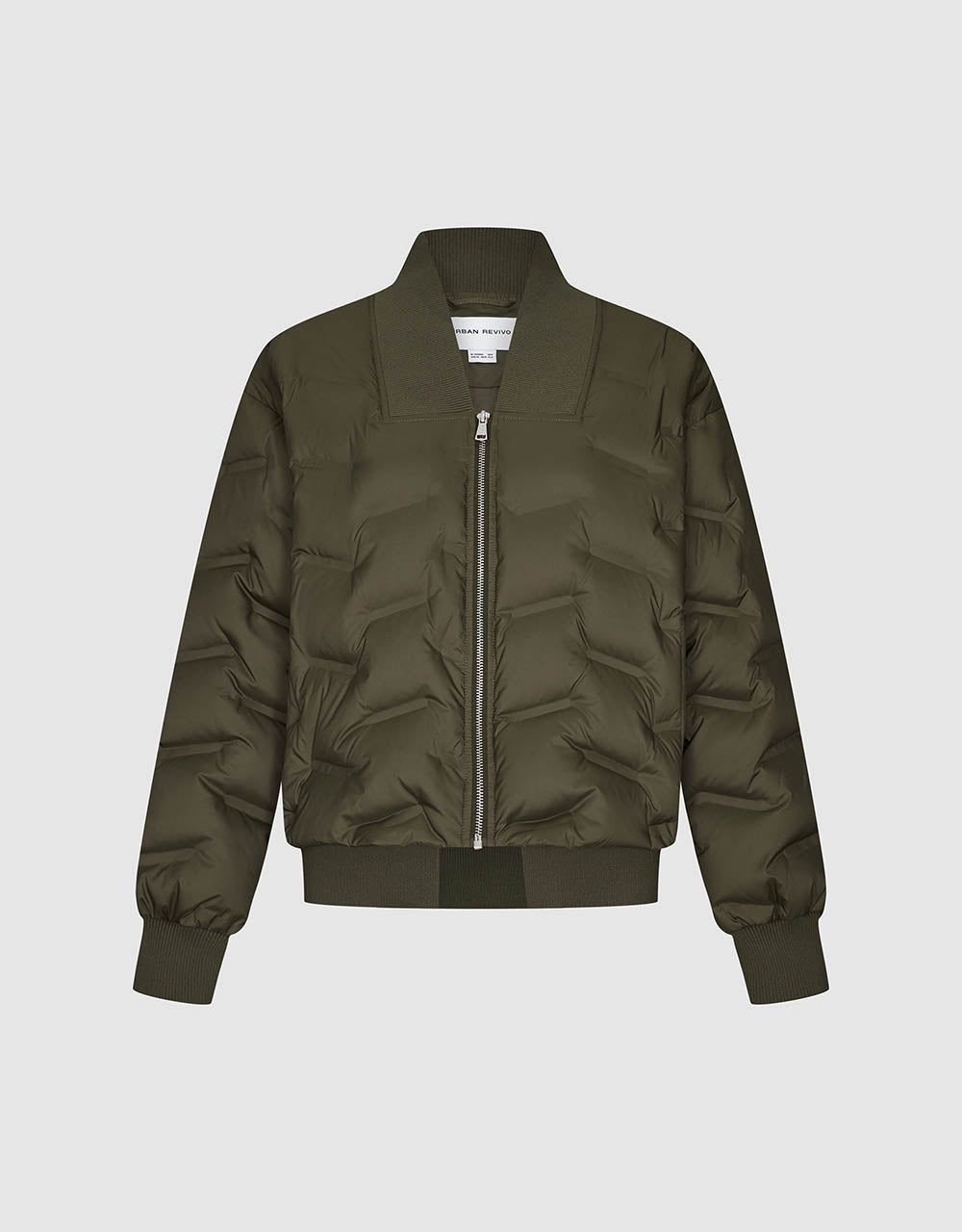 Zipper Front Down Jacket sold by Urban Revivo product image thumbnail 2