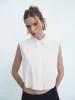 Sleeveless Straight Shirt sold by Urban Revivo