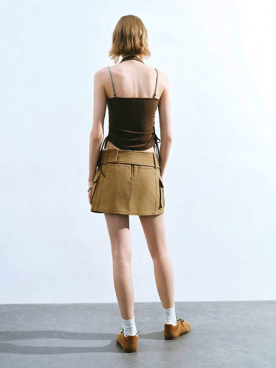 Mini A-Line Skirt With Belt sold by Urban Revivo product image thumbnail 4