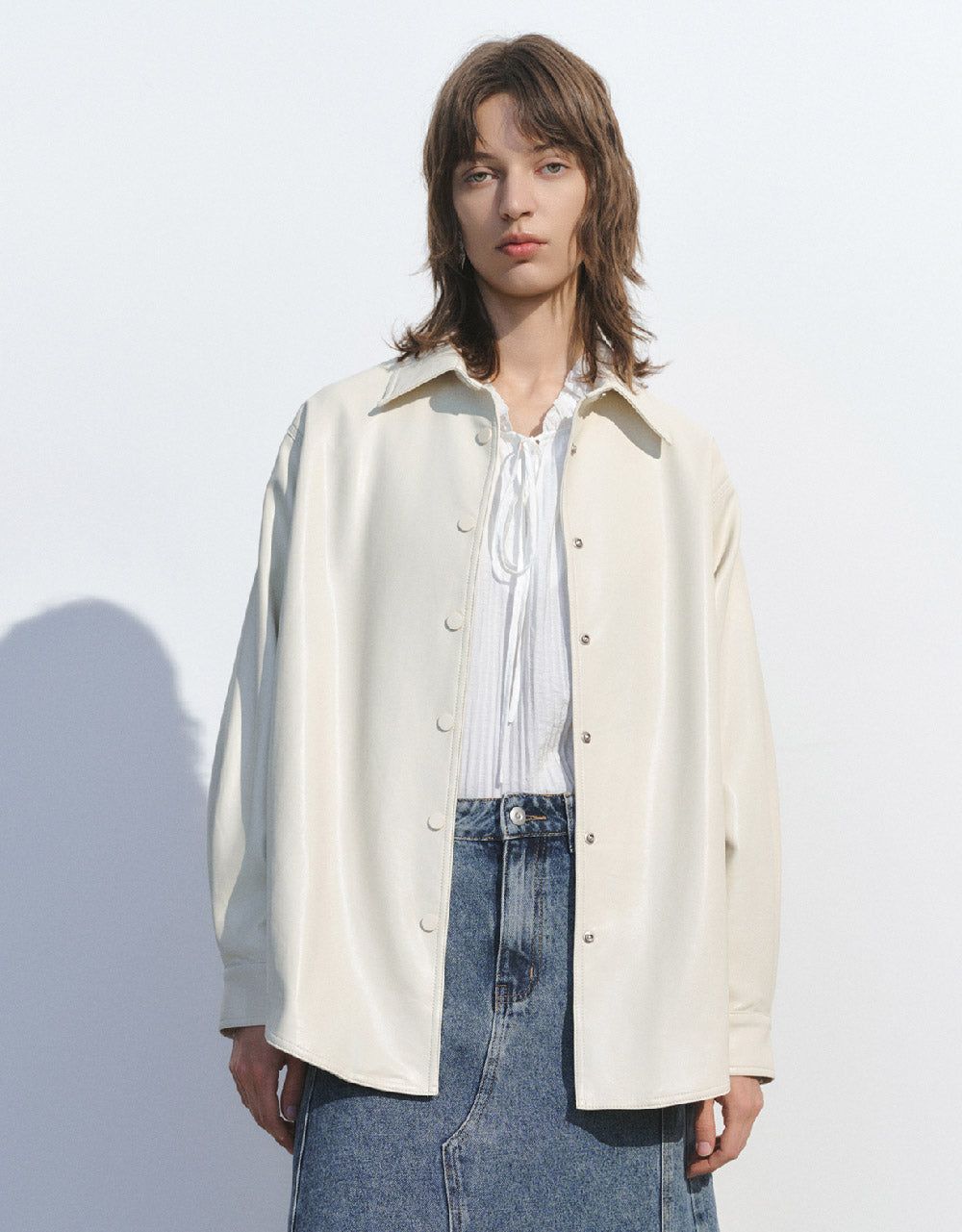 Press Button Loose Jacket sold by Urban Revivo