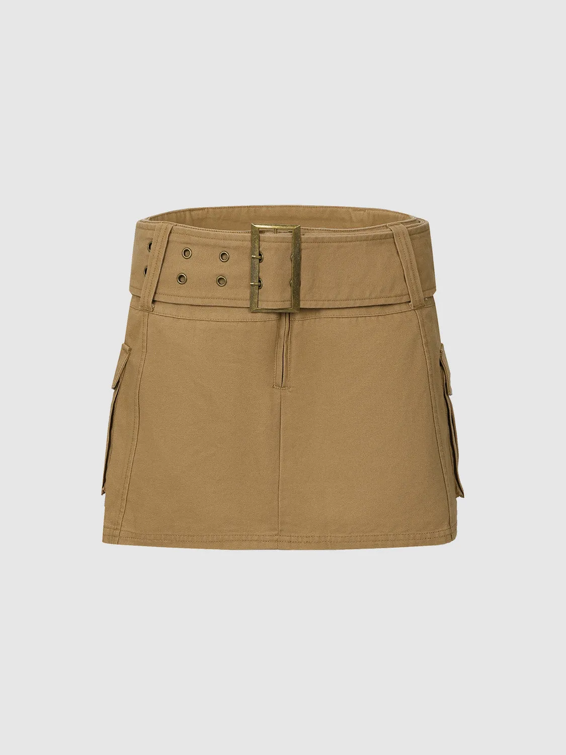 Mini A-Line Skirt With Belt sold by Urban Revivo