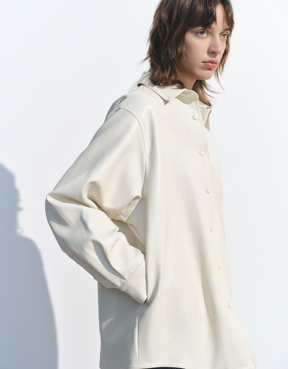 Press Button Loose Jacket sold by Urban Revivo product image thumbnail 3
