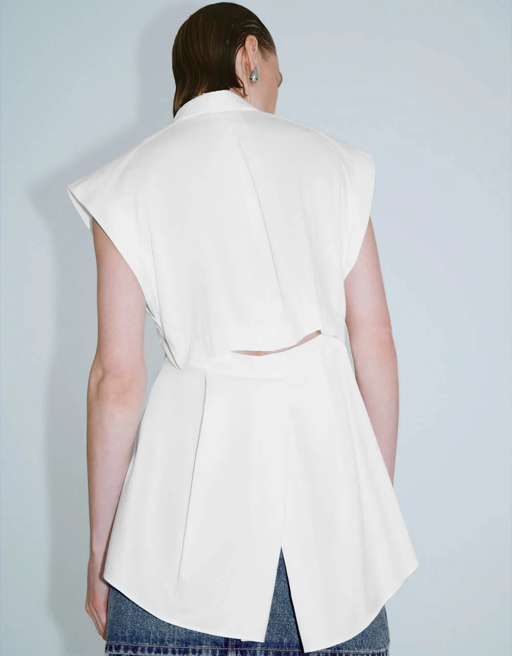 Sleeveless Skater Shirt sold by Urban Revivo product image thumbnail 3