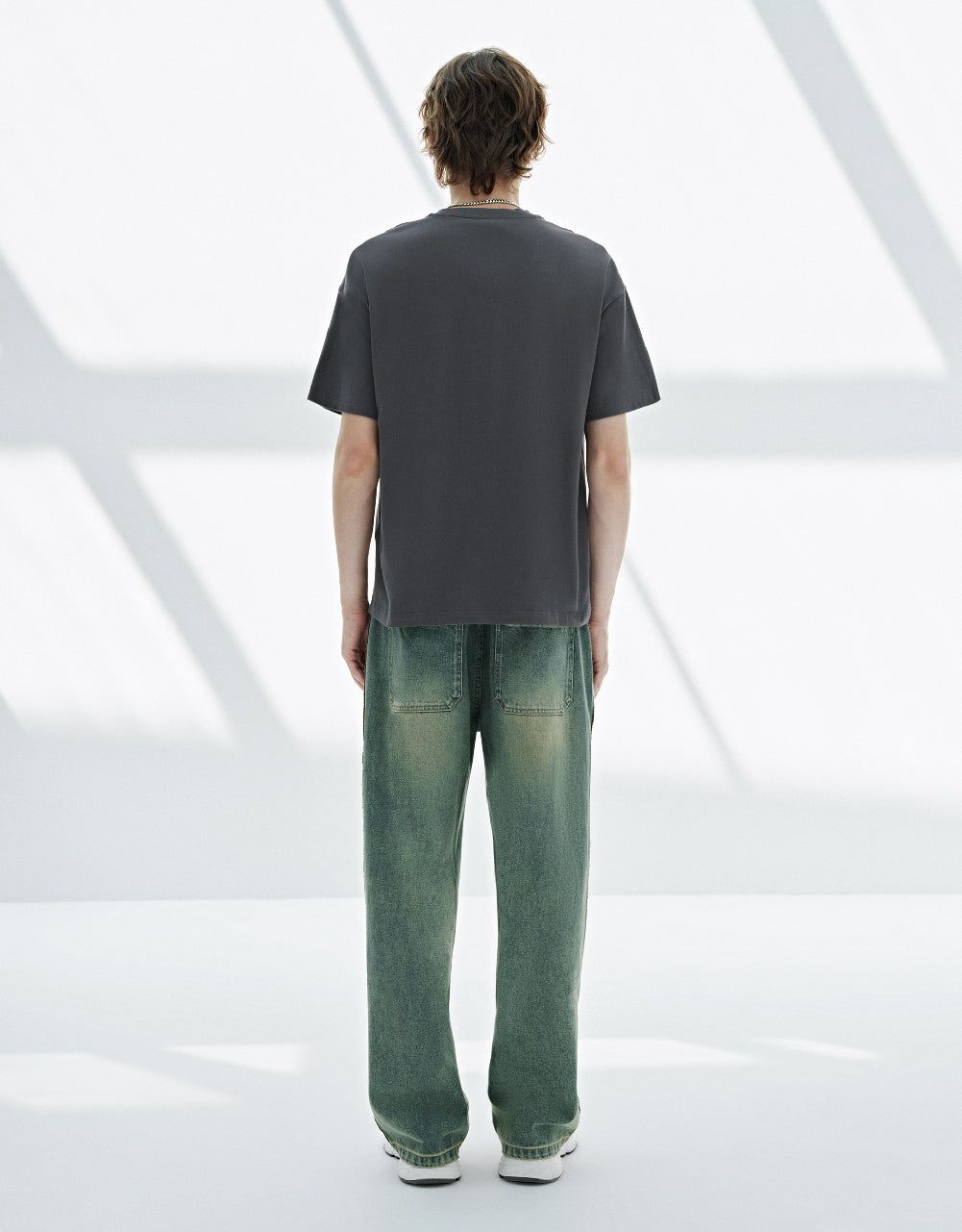 Lion Embossed Crew Neck T-Shirt sold by Urban Revivo product image thumbnail 4