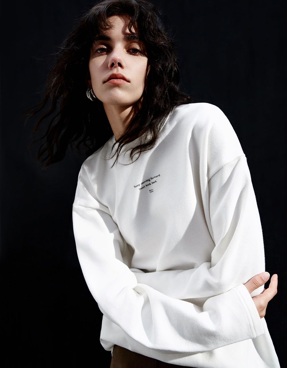 Letter Printed Crew Neck T-Shirt sold by Urban Revivo product image thumbnail 5