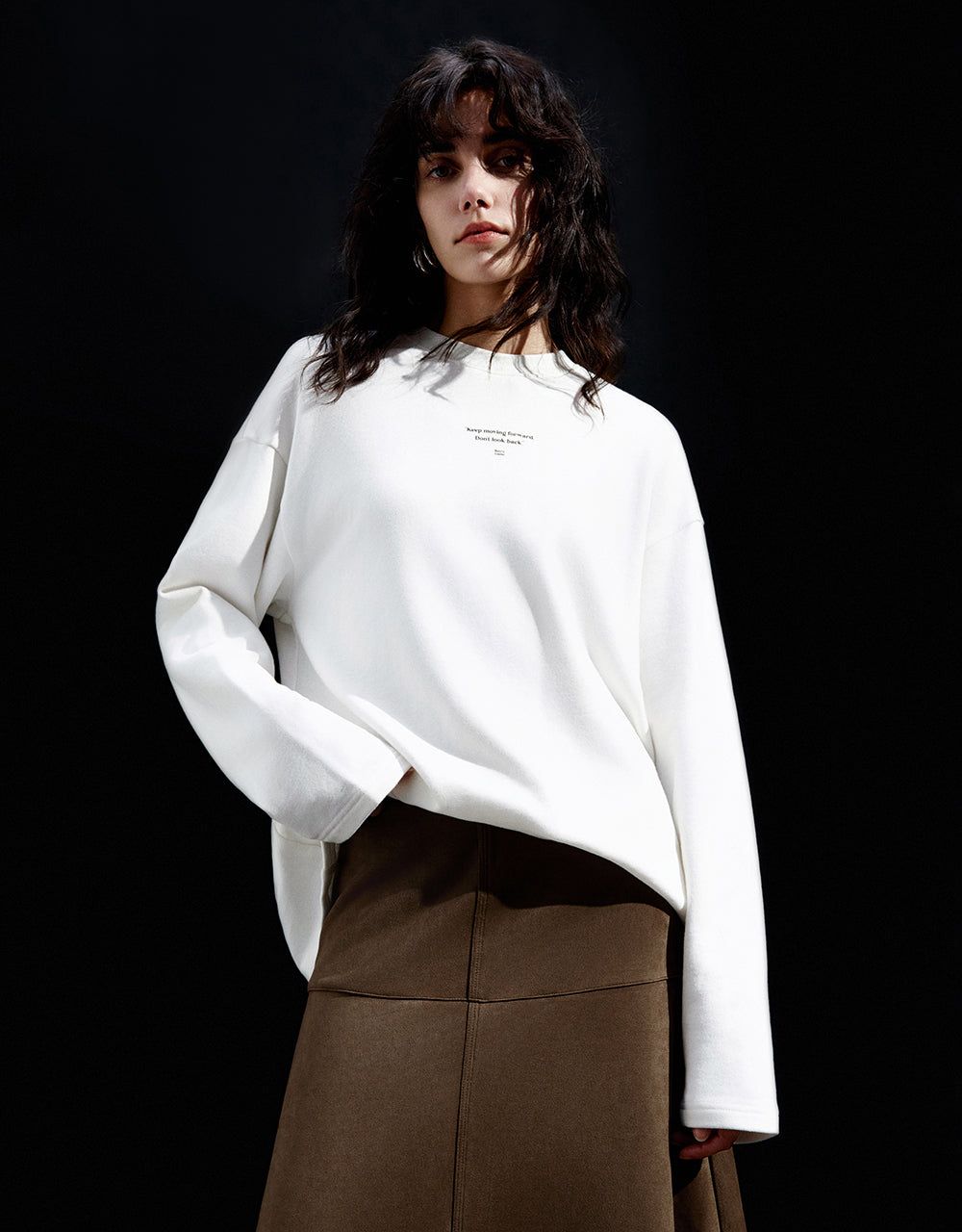 Letter Printed Crew Neck T-Shirt sold by Urban Revivo