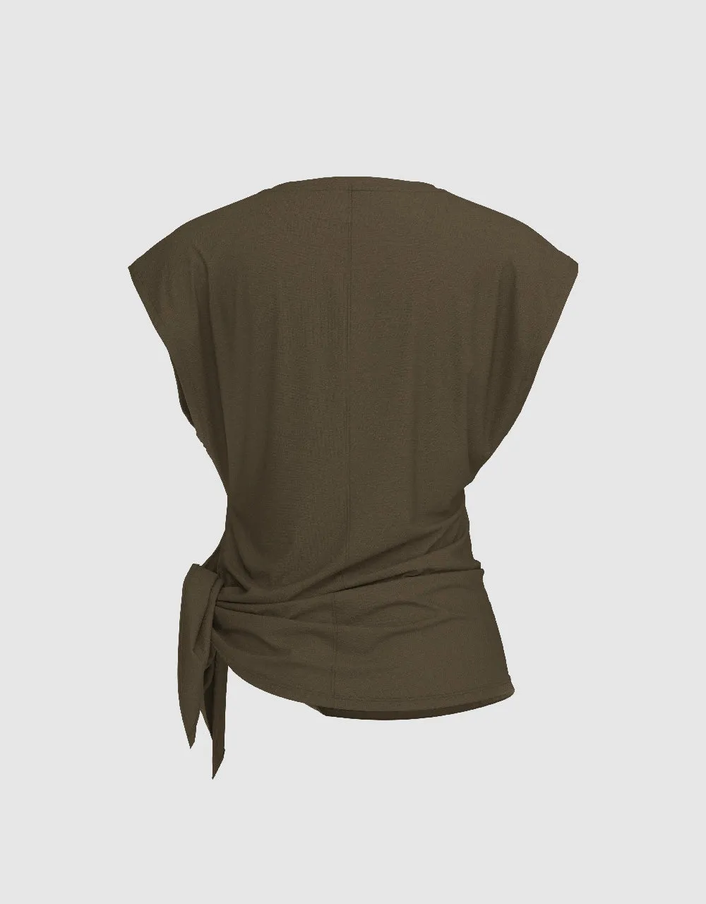 Knot Crew Neck Tank Top sold by Urban Revivo product image thumbnail 5