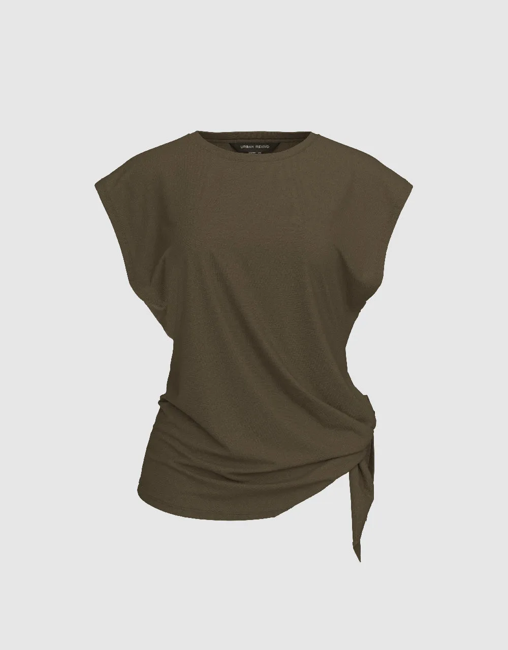 Knot Crew Neck Tank Top sold by Urban Revivo product image thumbnail 2