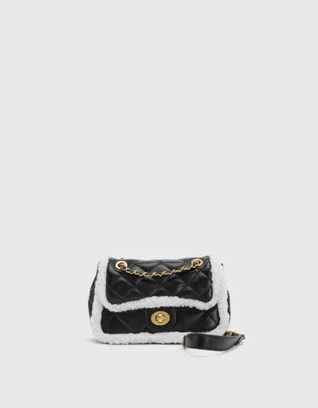 Quilted Vegan Leather Shoulder Bag sold by Urban Revivo