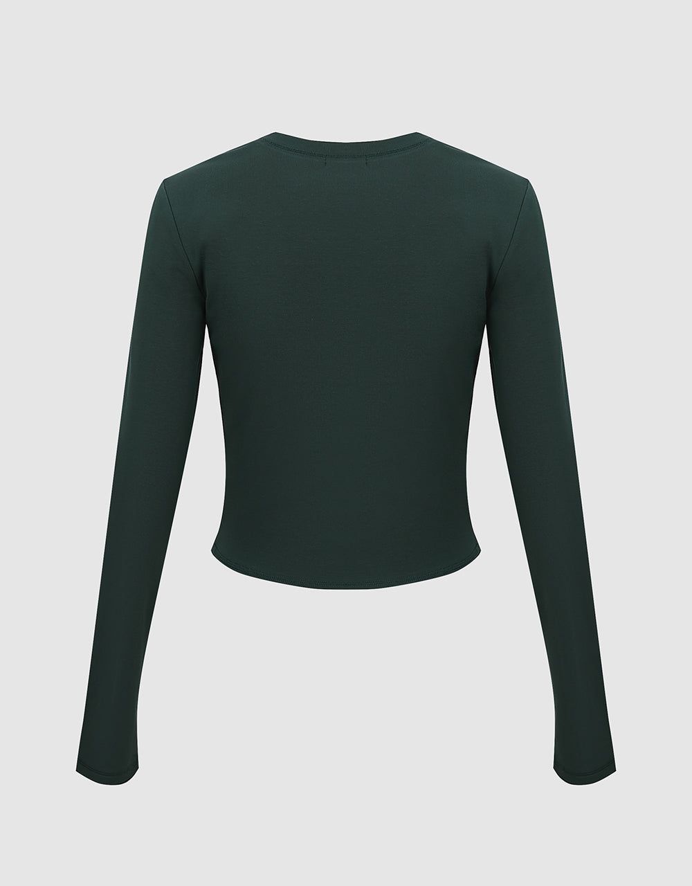 U Neck Skinny T-Shirt sold by Urban Revivo product image thumbnail 4