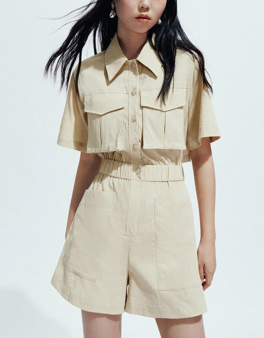 Elastic Waist Jumpsuit sold by Urban Revivo product image thumbnail 2