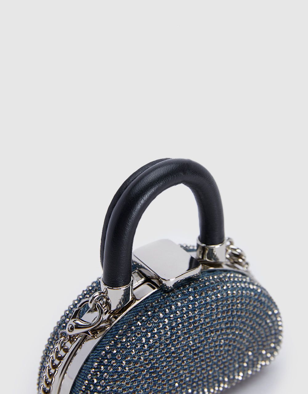 Rhinestone Décor Denim Mini Bag sold by Urban Revivo product image thumbnail 5