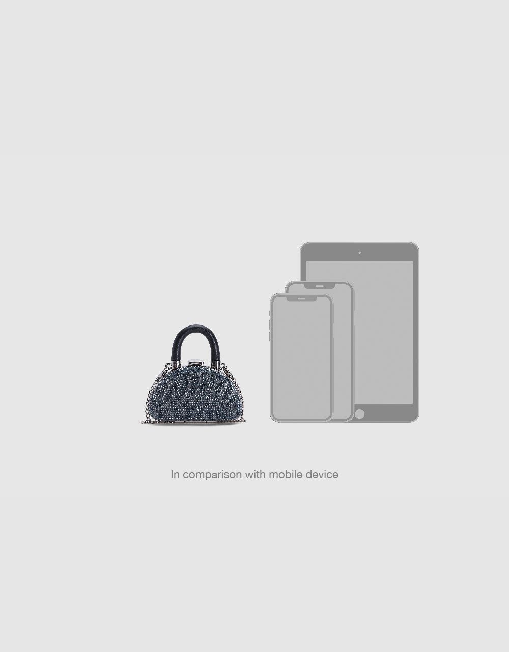 Rhinestone Décor Denim Mini Bag sold by Urban Revivo product image thumbnail 3
