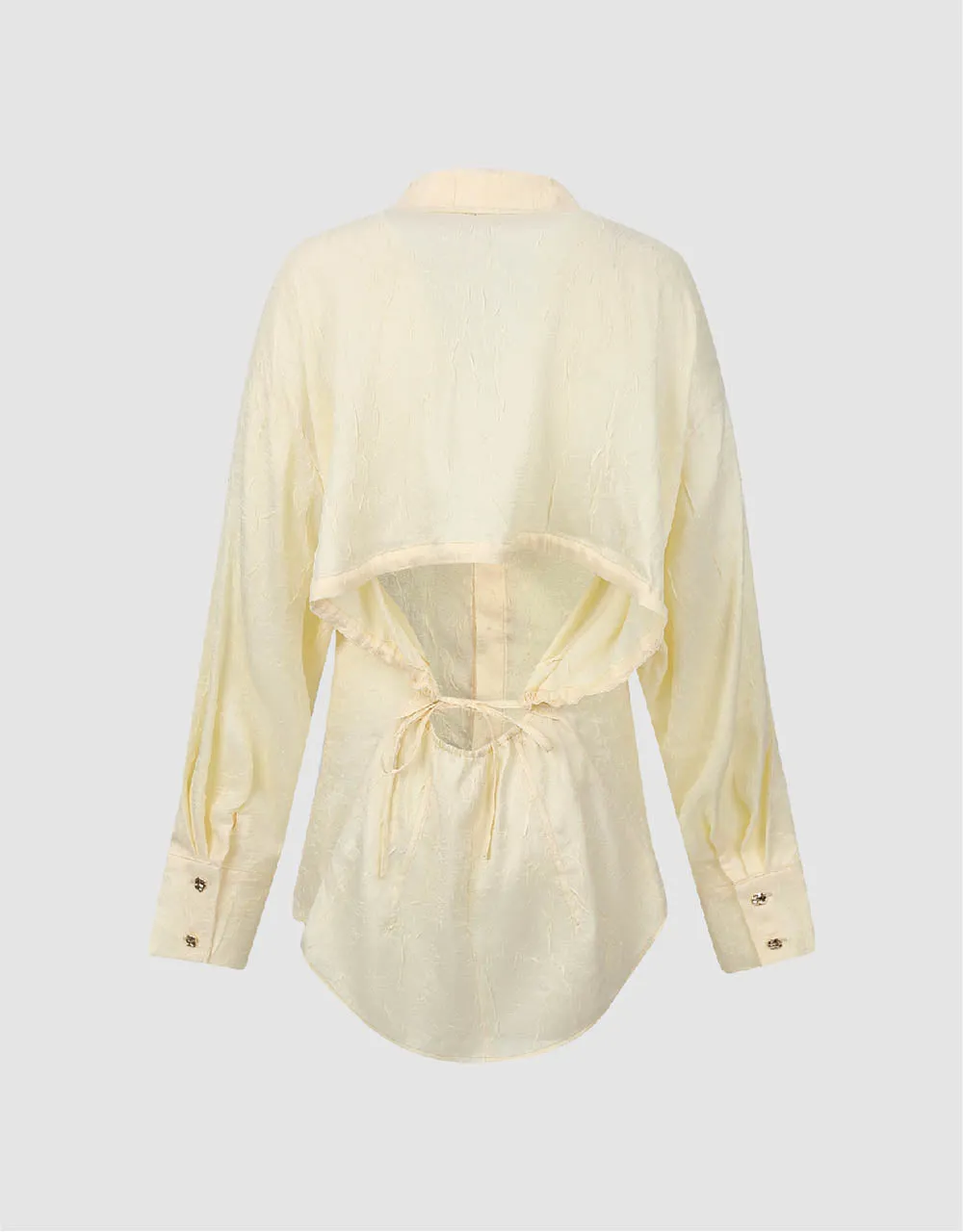 Textured Button Up Straight Shirt sold by Urban Revivo product image thumbnail 5