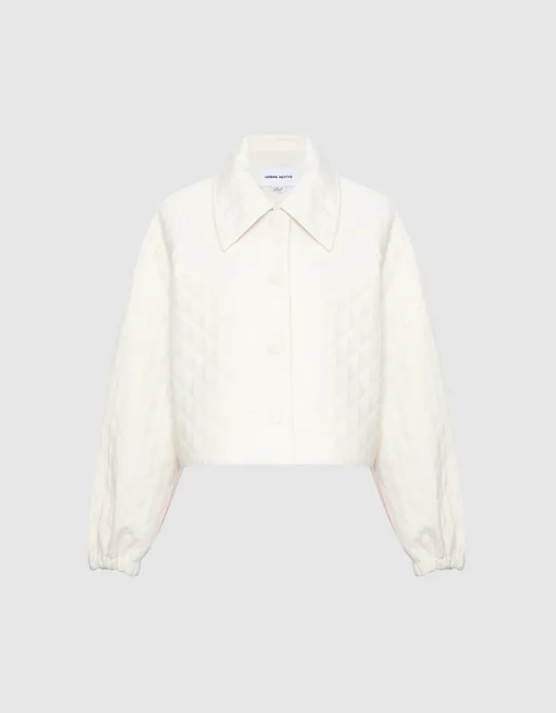 Textured Button Up Jacket sold by Urban Revivo