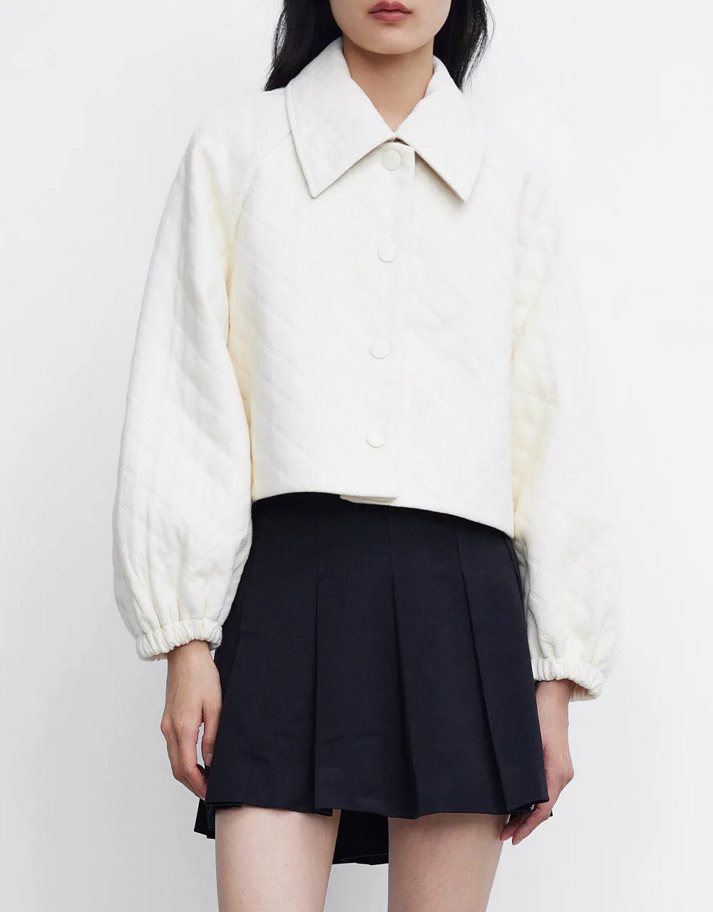 Textured Button Up Jacket sold by Urban Revivo product image thumbnail 2