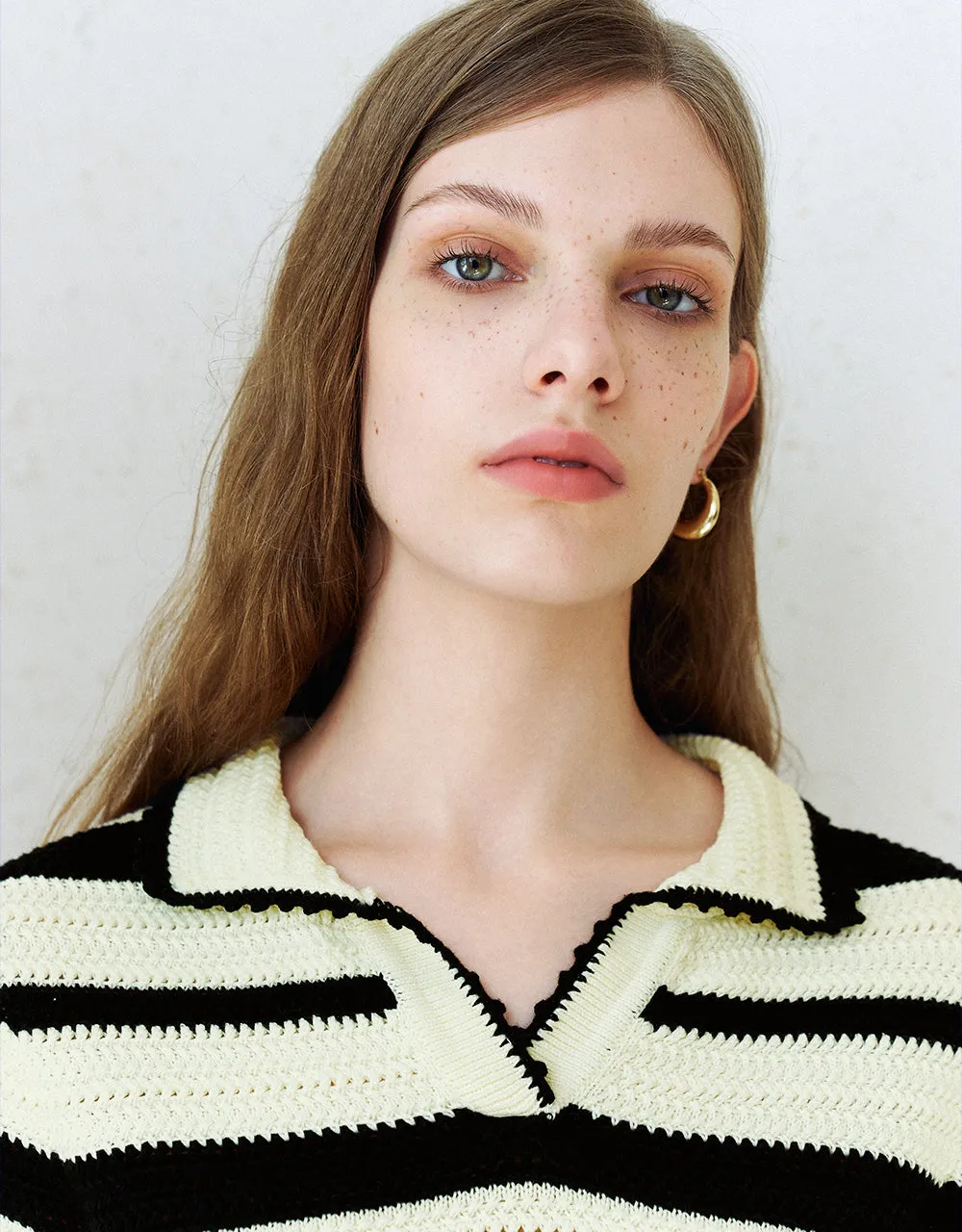 Striped Knitted T-Shirt sold by Urban Revivo product image thumbnail 4