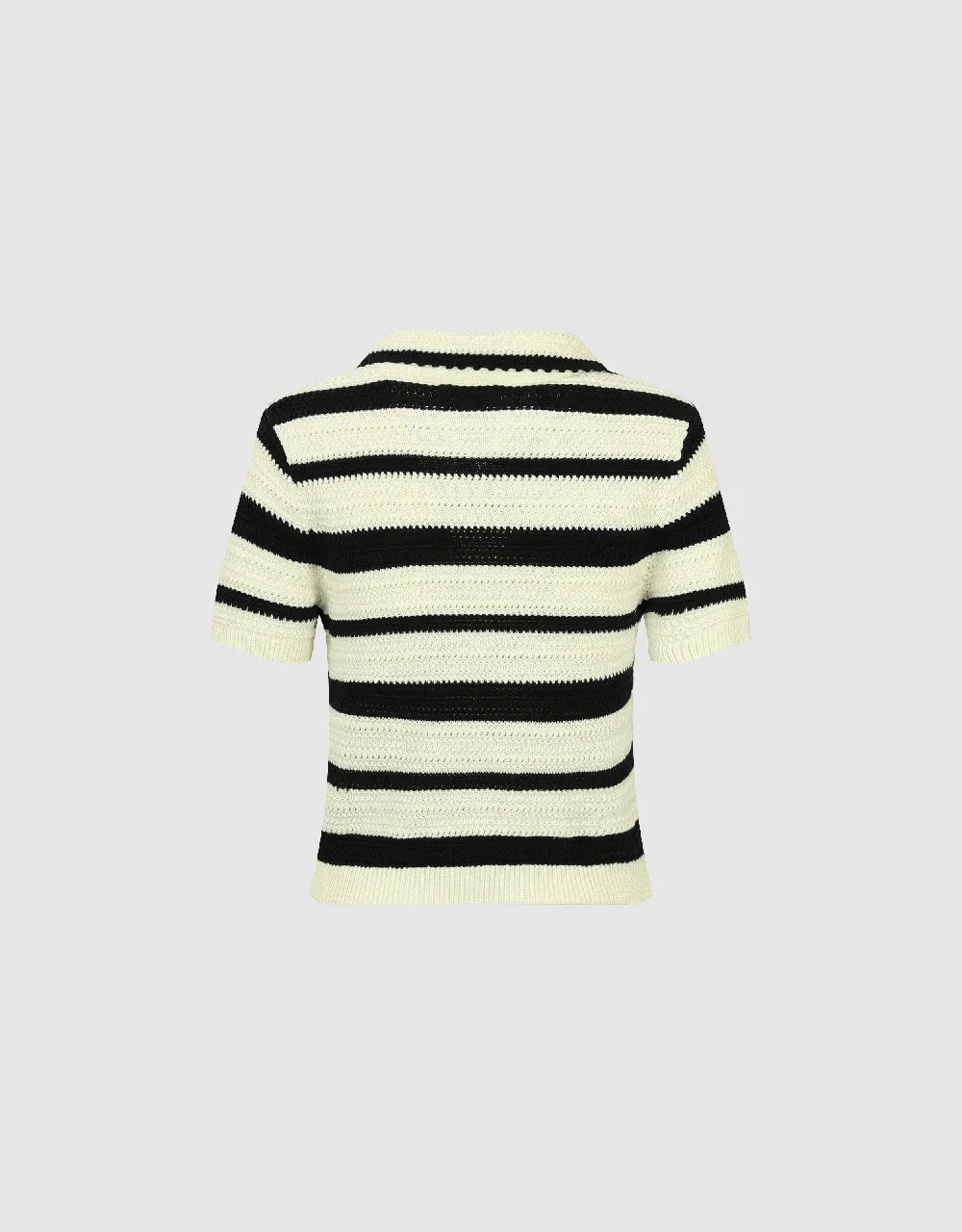 Striped Knitted T-Shirt sold by Urban Revivo product image thumbnail 5
