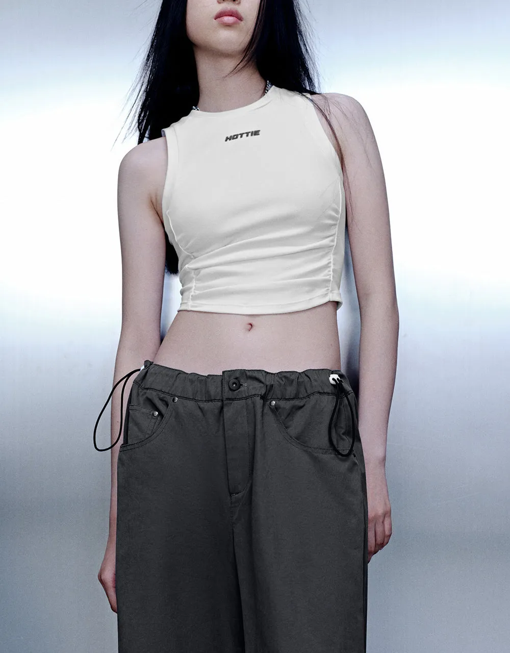 Crew Neck Knitted Tank Top sold by Urban Revivo product image thumbnail 2