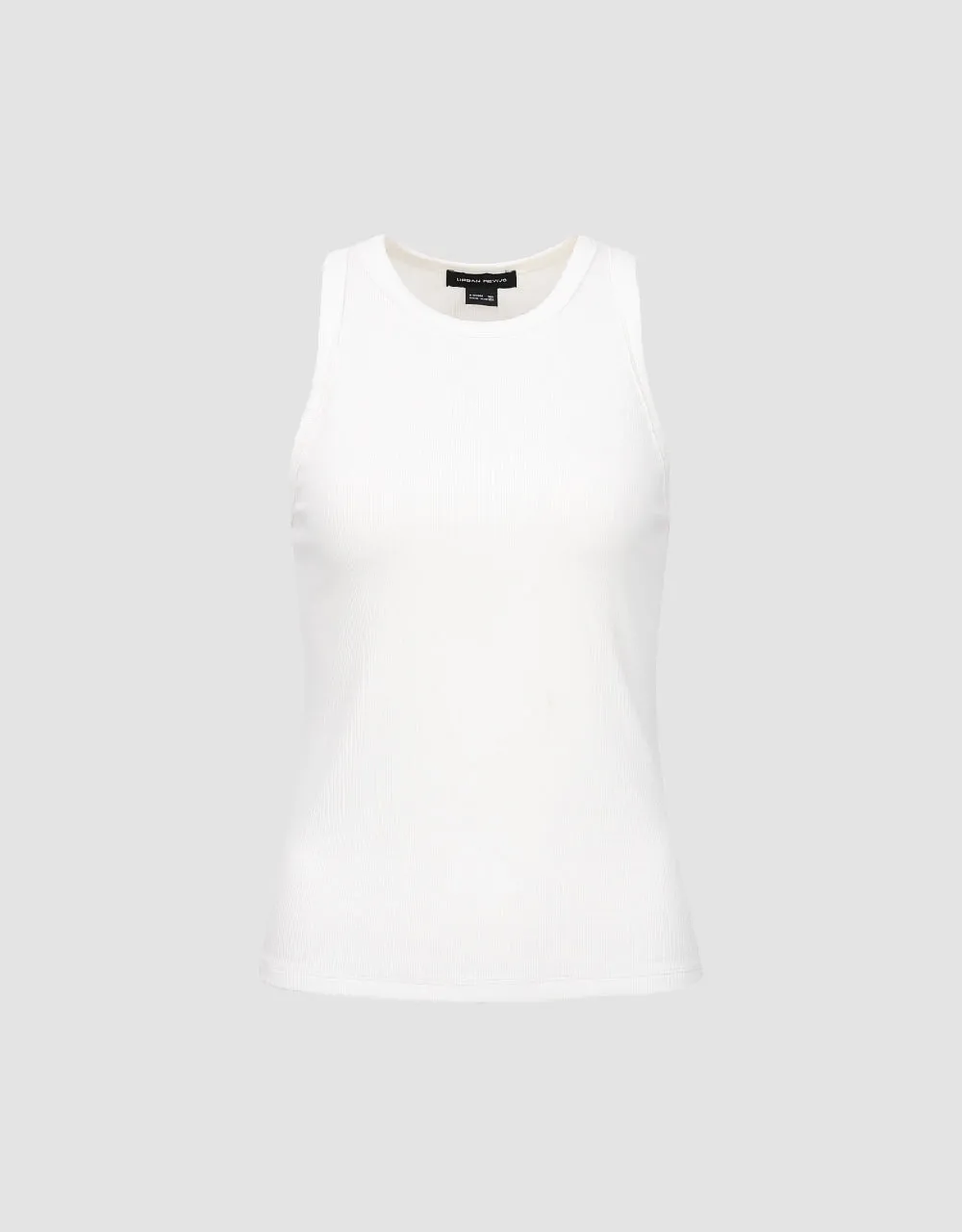 Crew Neck Skinny Tank Top sold by Urban Revivo product image thumbnail 2