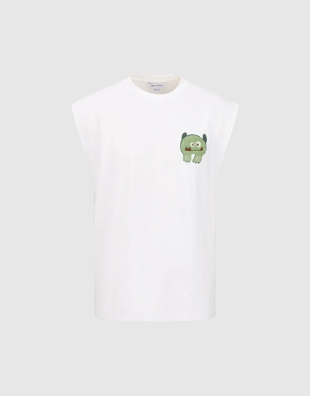 Cartoon Embossed Crew Neck T-Shirt sold by Urban Revivo product image thumbnail 2