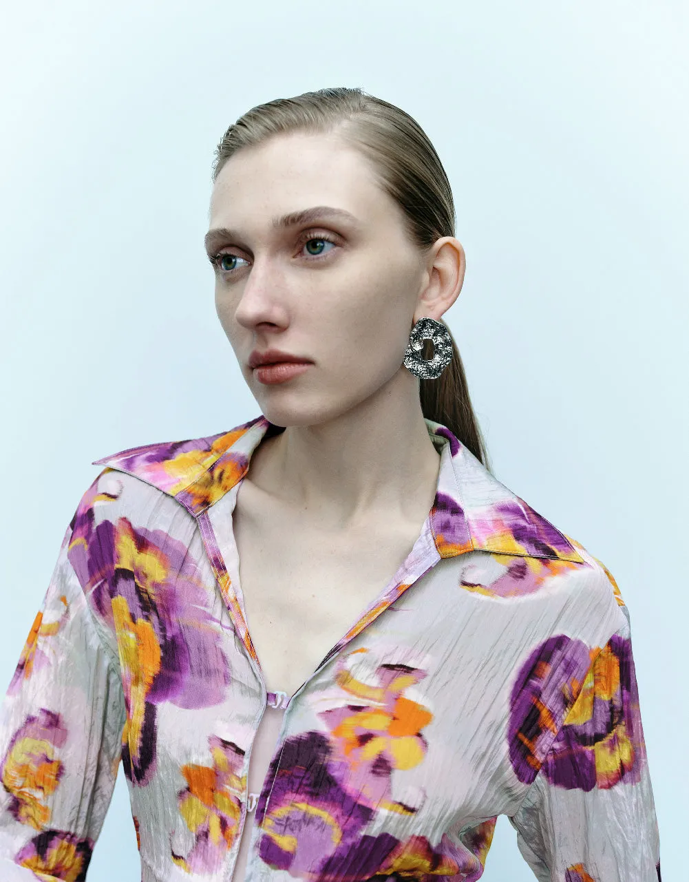 Flower Printed Shirt sold by Urban Revivo product image thumbnail 5