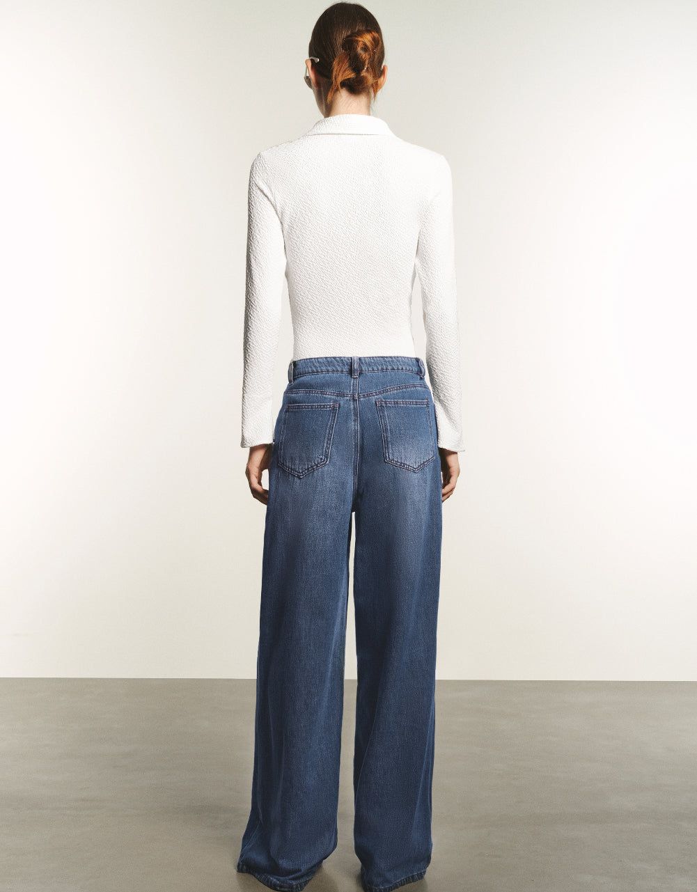 Button Up Straight Lapel Shirt sold by Urban Revivo product image thumbnail 4