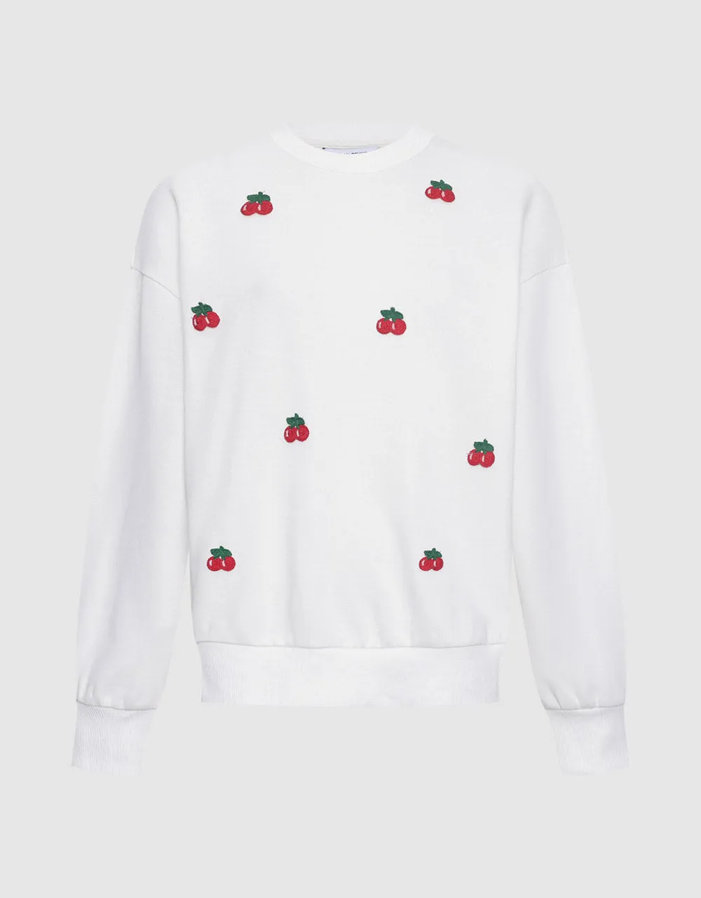 Fruit Detail Drop Shoulder Sweatshirt sold by Urban Revivo