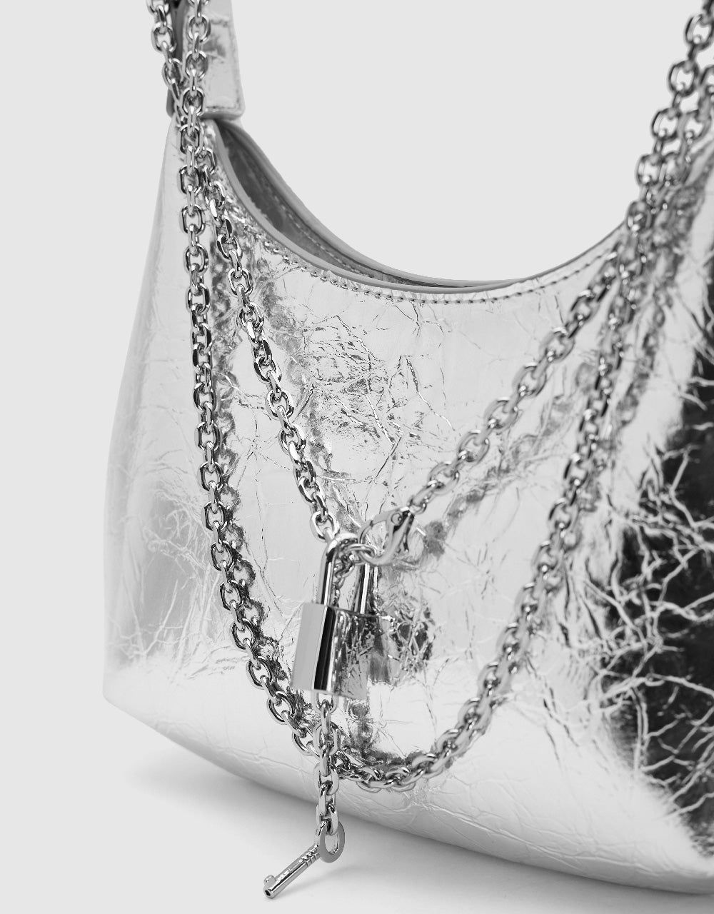 Vegan Leather Baguette Bag sold by Urban Revivo product image thumbnail 5