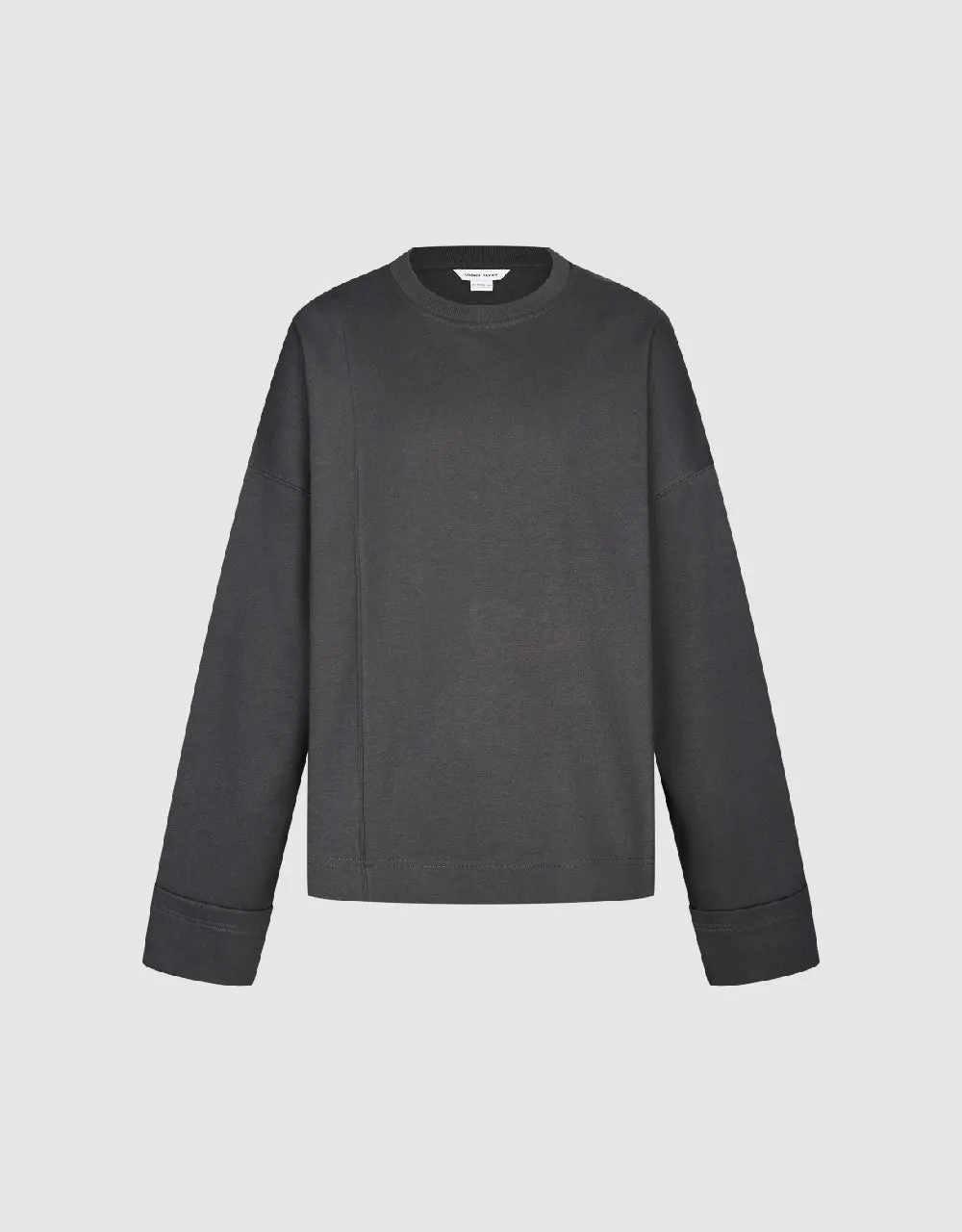 Drop Shoulder Sleeve Crew Neck Sweatshirt sold by Urban Revivo