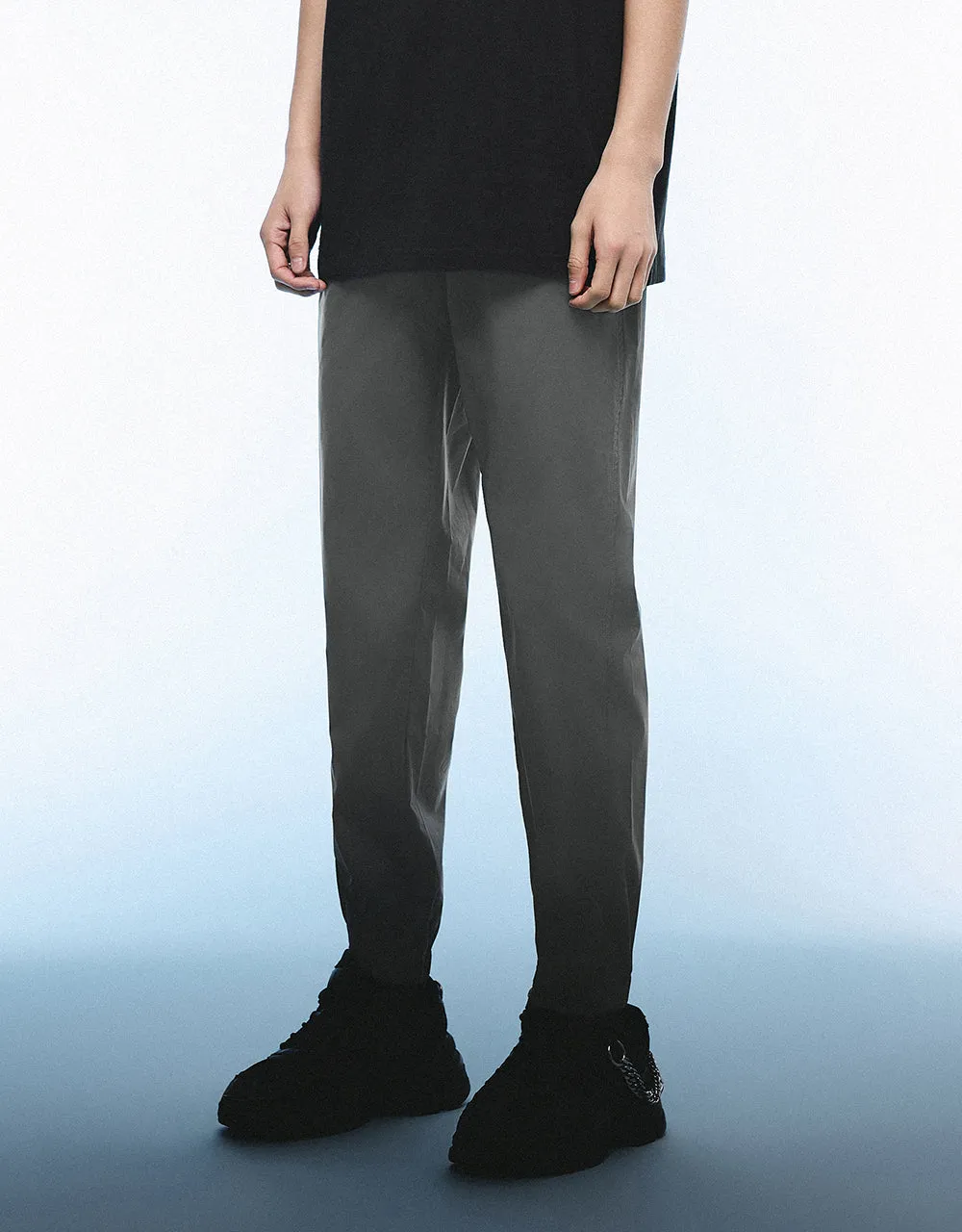 Drawstring Waist Knitted Jogger Pants sold by Urban Revivo product image thumbnail 2