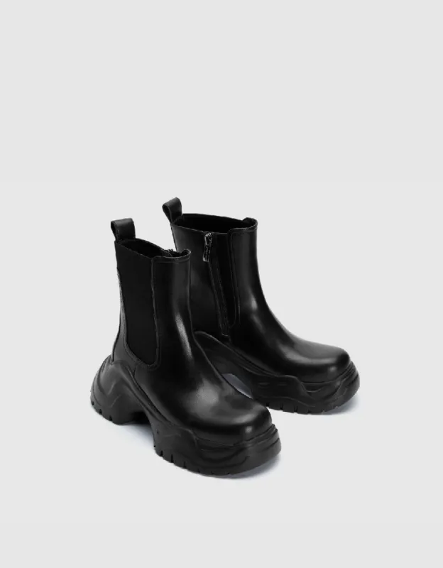 Round Toe Booties sold by Urban Revivo