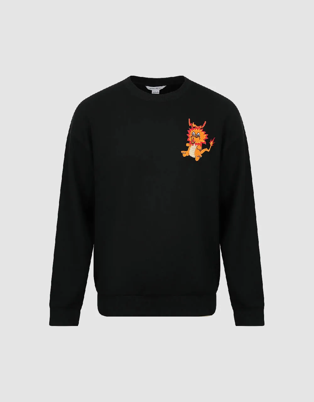 Dragon Embossed Crew Neck Sweatshirt sold by Urban Revivo product image thumbnail 2