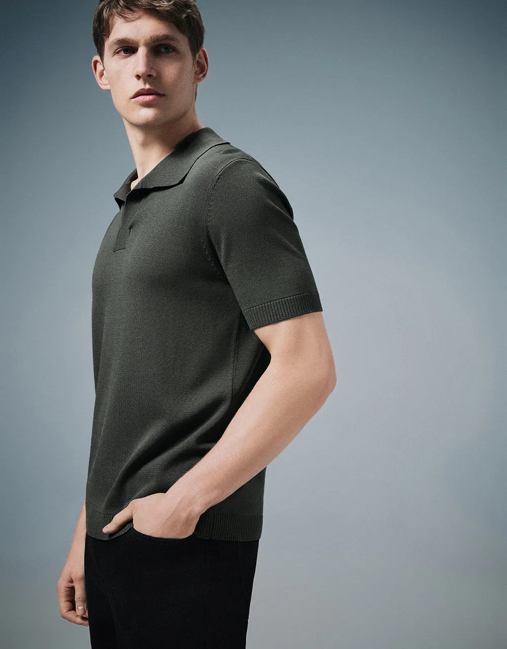 Knitted T-Shirt sold by Urban Revivo product image thumbnail 3