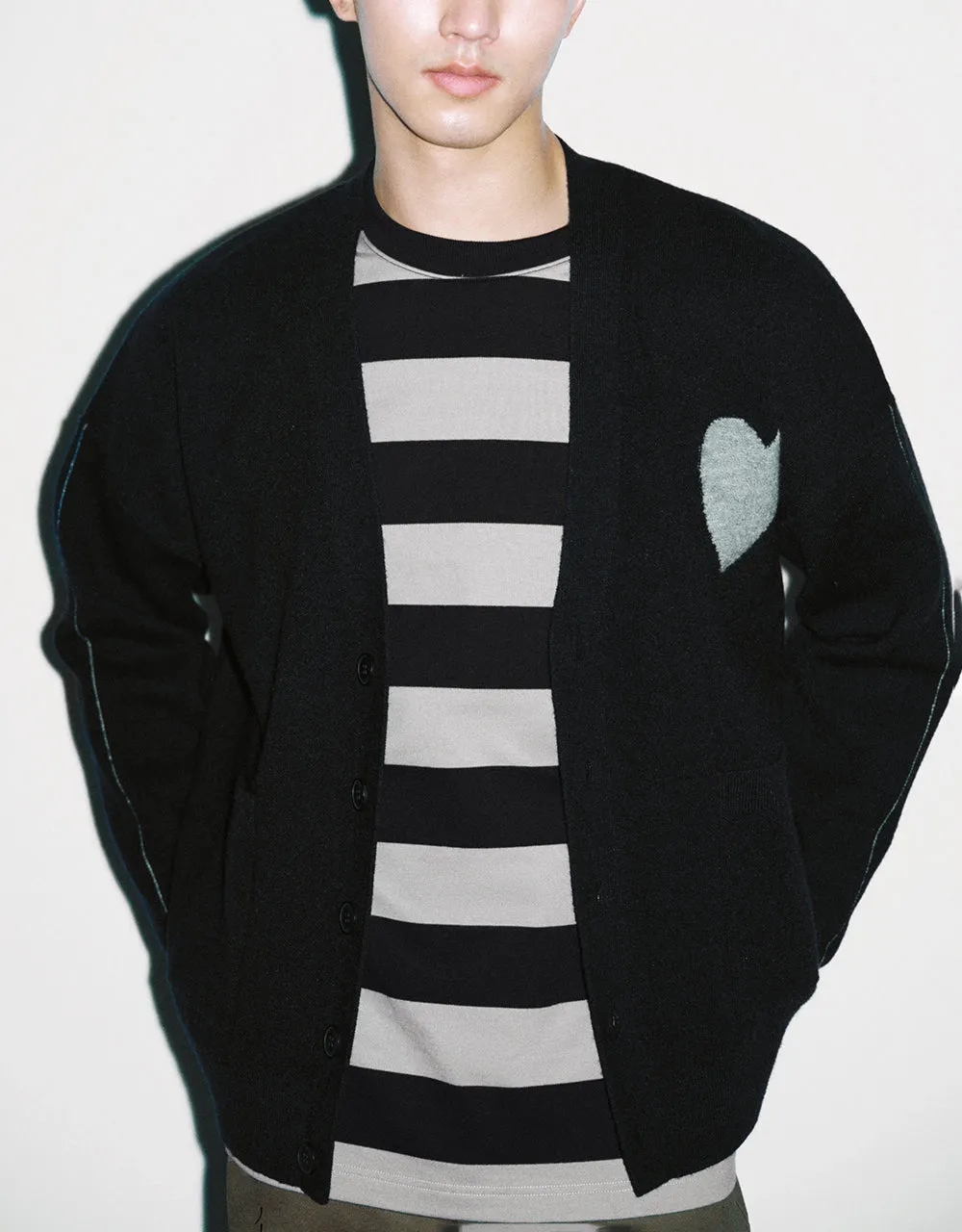 V-Neck Knitted Cardigan sold by Urban Revivo product image thumbnail 2