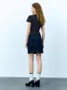 Bow Printed Crew Neck Skinny T-Shirt sold by Urban Revivo