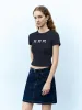 Bow Printed Crew Neck Skinny T-Shirt sold by Urban Revivo