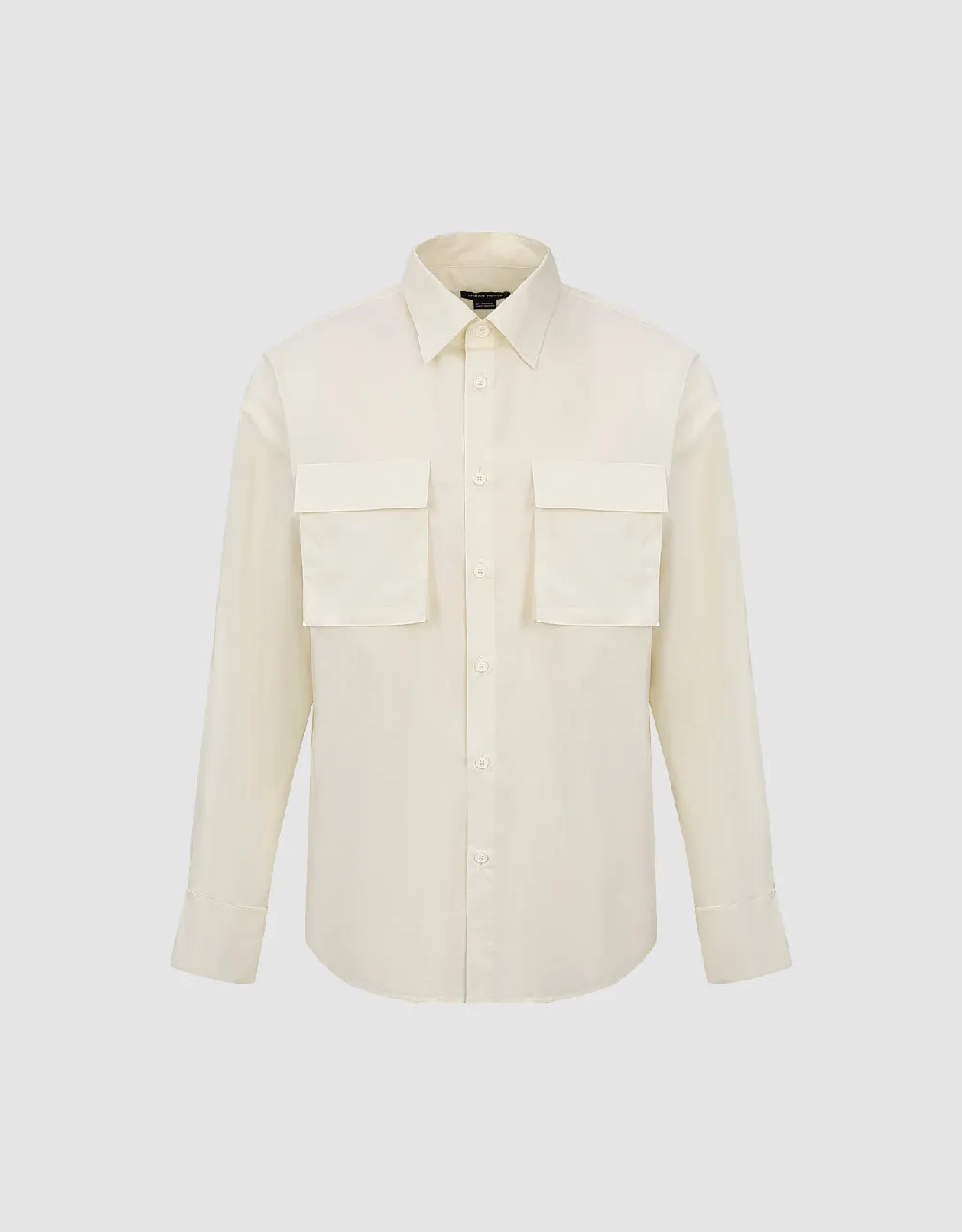 Button Up Loose Shirt With Pockets sold by Urban Revivo product image thumbnail 2