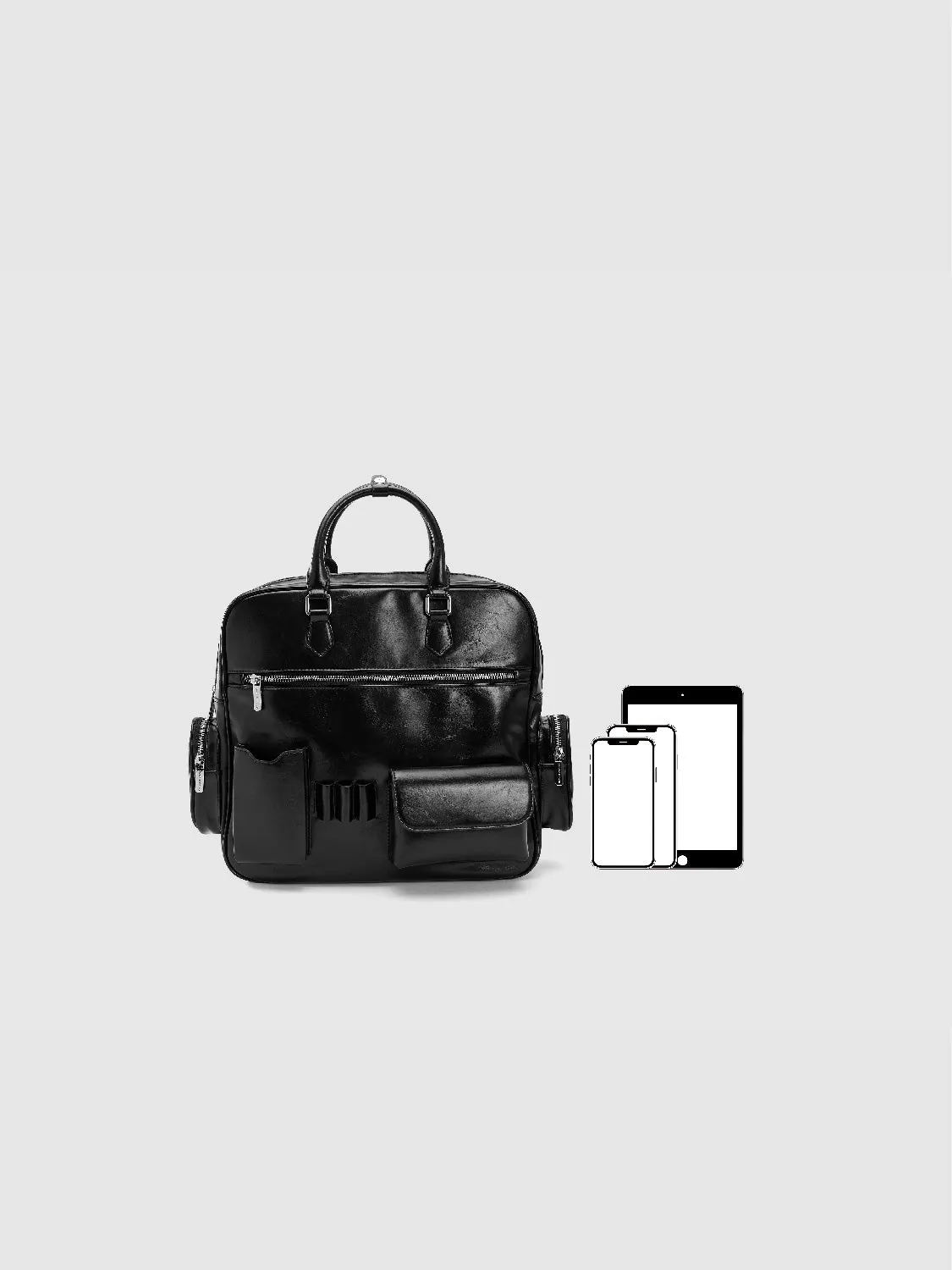 Vegan Leather Backpack sold by Urban Revivo product image thumbnail 2