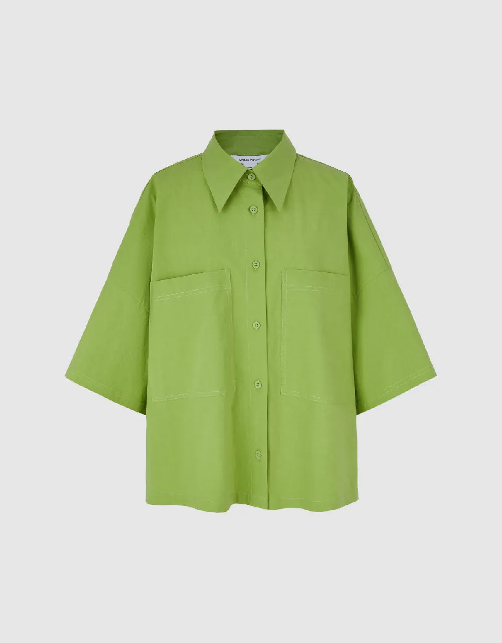 Button Up A-Line Shirt sold by Urban Revivo product image thumbnail 2