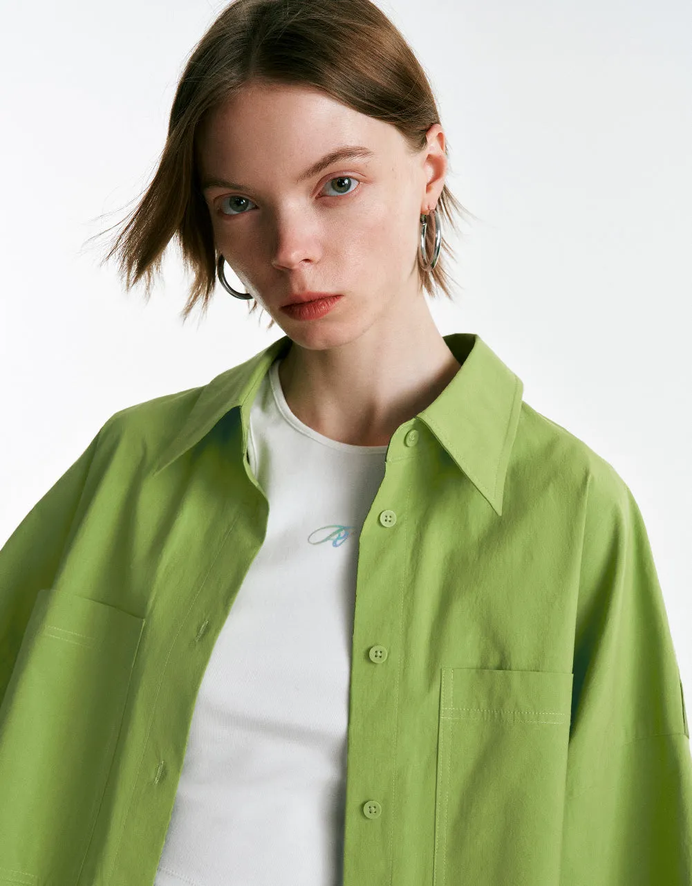 Button Up A-Line Shirt sold by Urban Revivo product image thumbnail 5